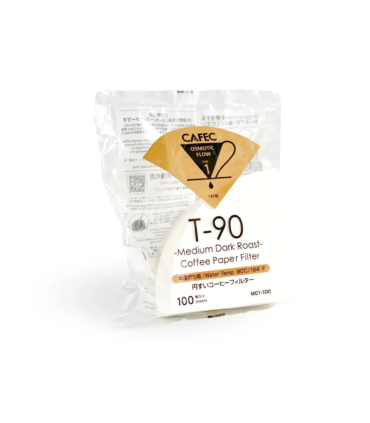 CAFEC T-90 / TH-3 Coffee Filters – Medium Roast – 100 units