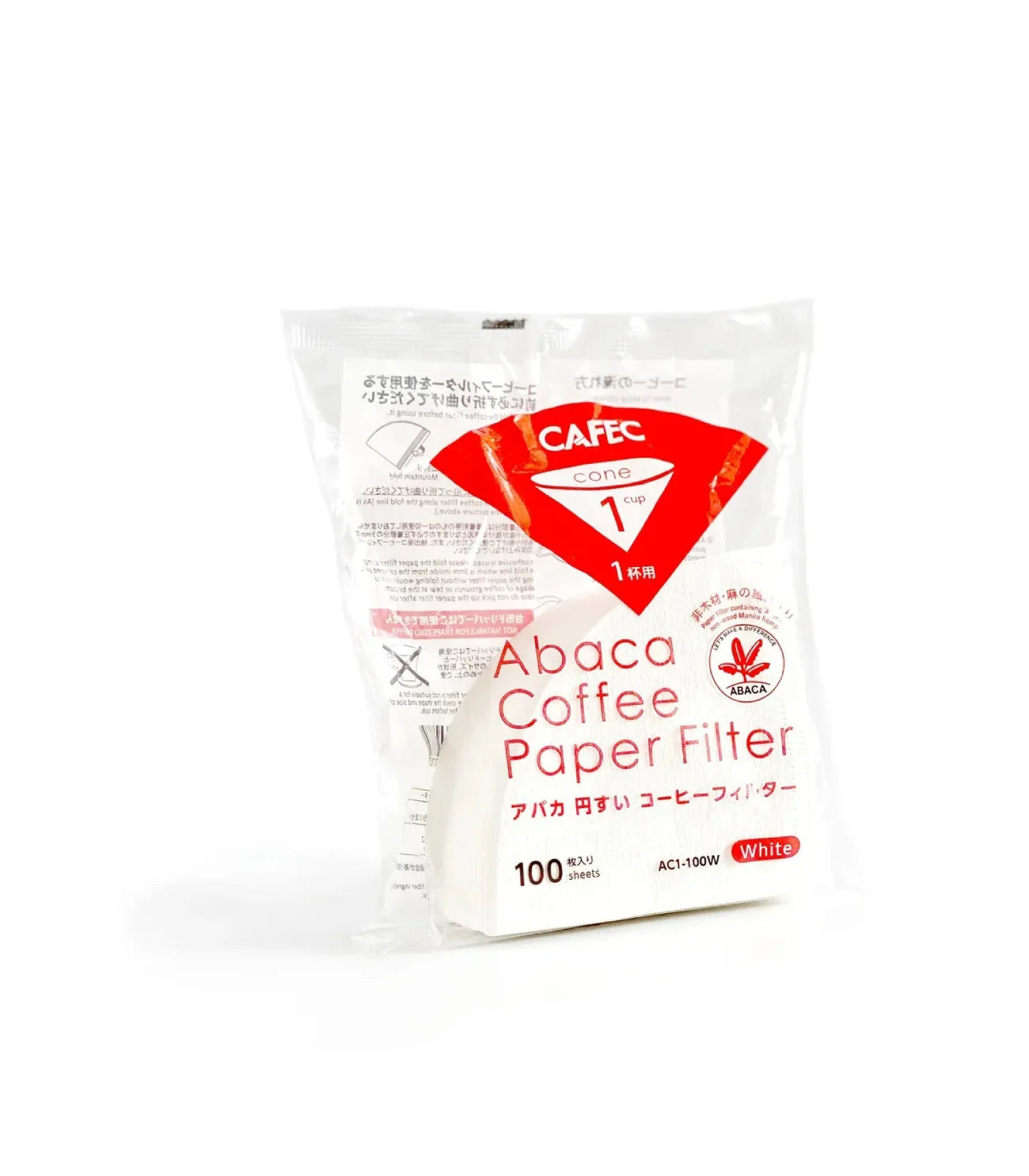 CAFEC Abaca Coffee Filters – 100 units